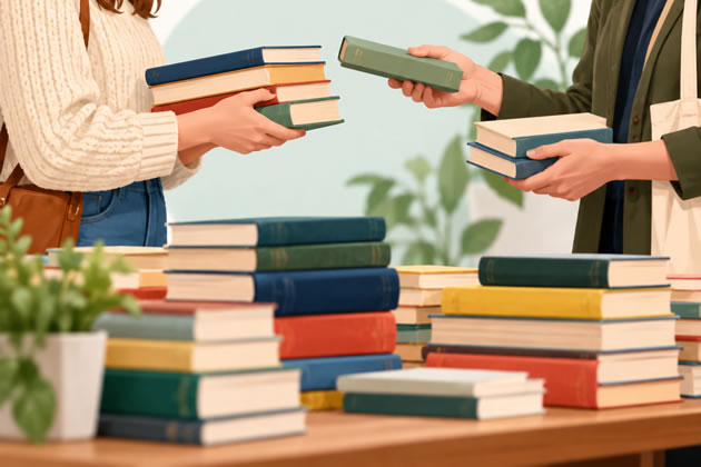 Browse through a selection of books chosen by your neighbours 