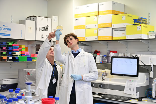 Ely Hyman from West London Free School on work experience. Picture: H&F Council