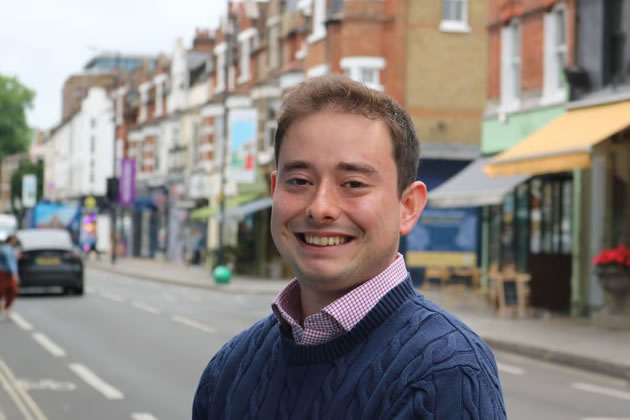 Cllr Liam Downer-Sanderson, Shadow Cabinet Member for Finance and Reform